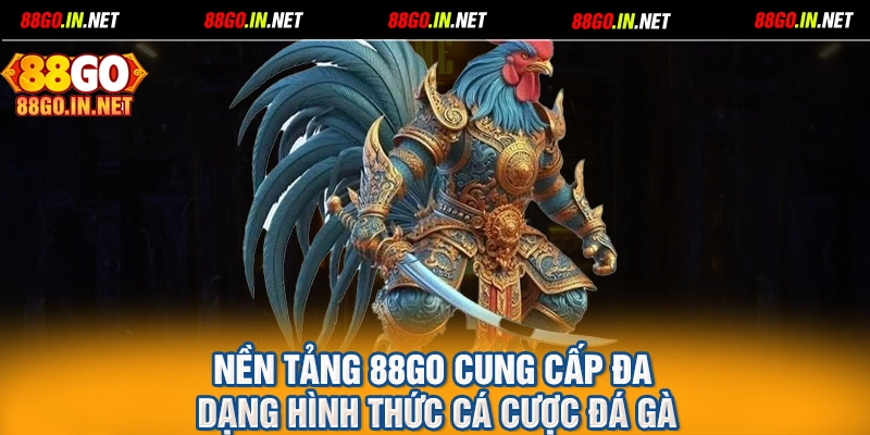 Nền tảng 88GO cung cấp đa dạng hình thức cá cược đá gà